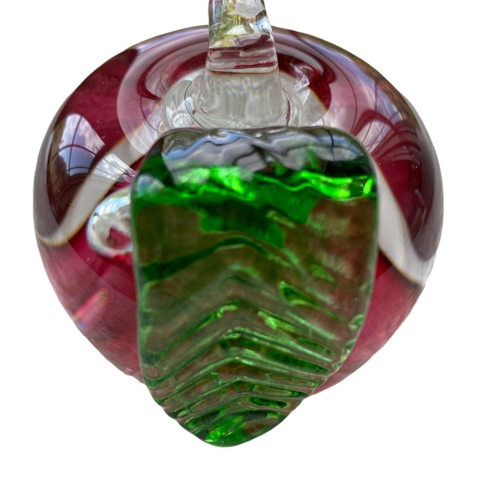 Caithness Glass Paperweight Windfall-Ruby - Picture 5 of 16